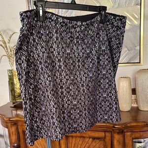 Tranquility by Colorado Clothing Black and White A-Line Skirt